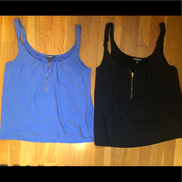 Express grosgrain ribbon strap swing tank - Picture 2 of 5